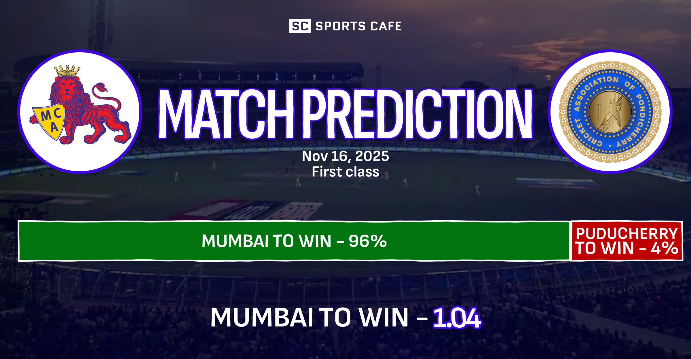 Mumbai vs Puducherry